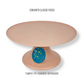 Nude classic cake stand 4.5inx9in/220mmx135mm