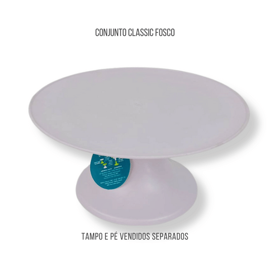 Off white classic cake stand 4.5inx9in/220mmx135mm