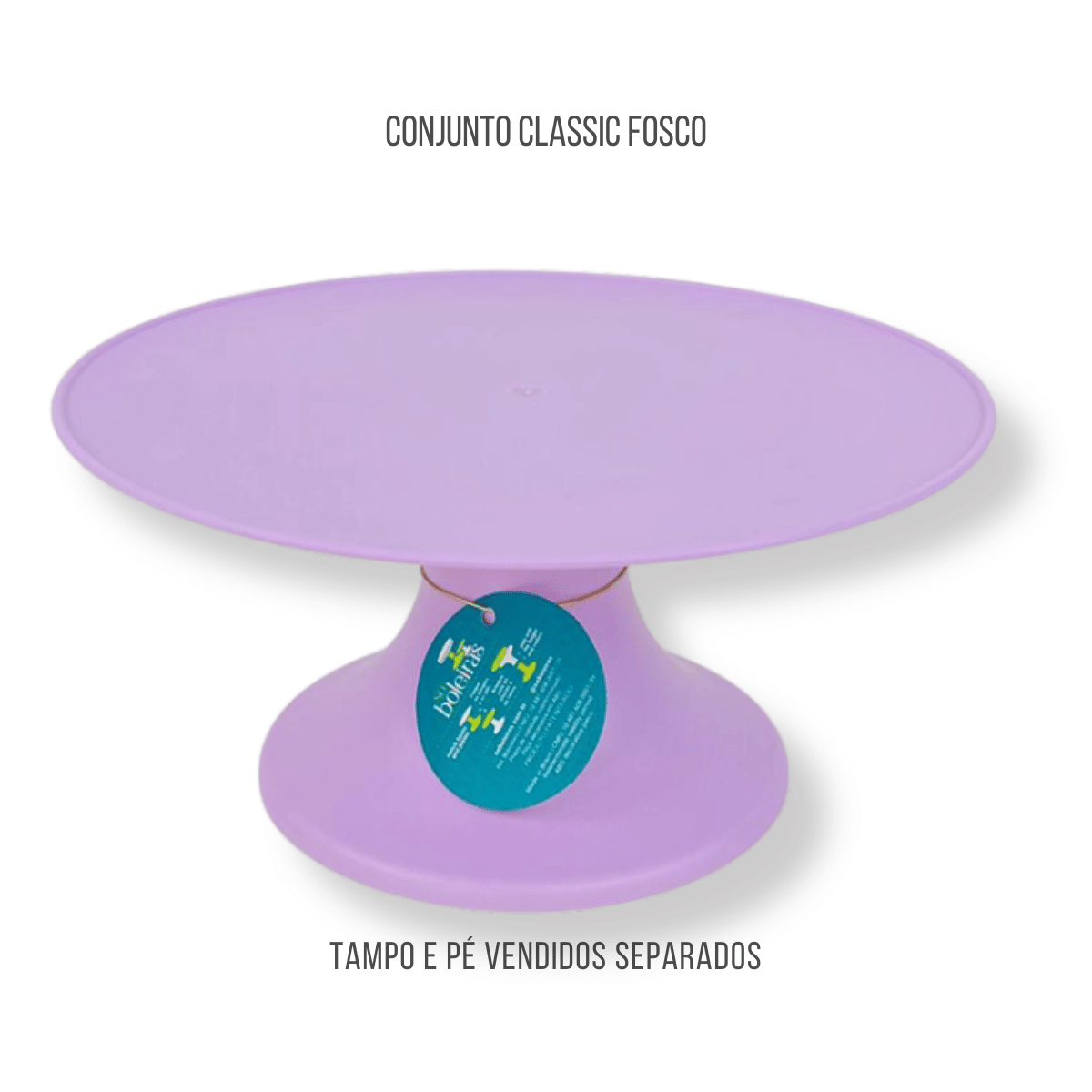 Lilac classic cake stand 4.5inx9in/220mmx135mm