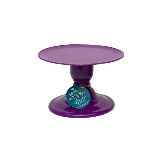 Purple cake stand - 9 x 5 inches