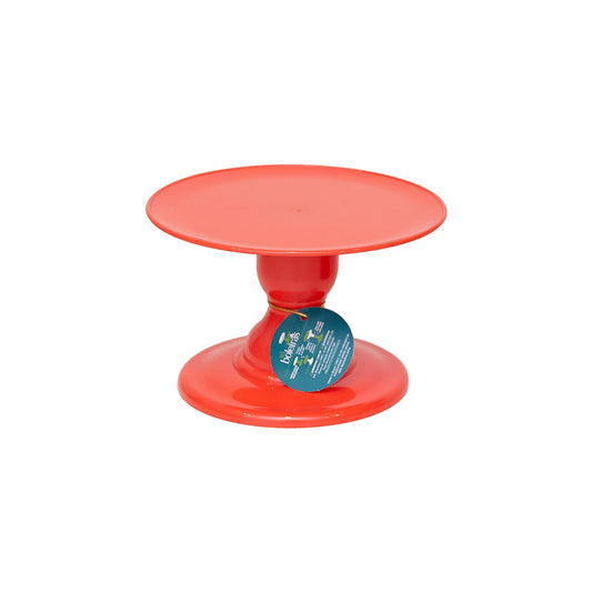 Coral cake stand - 9 x 5 inches
