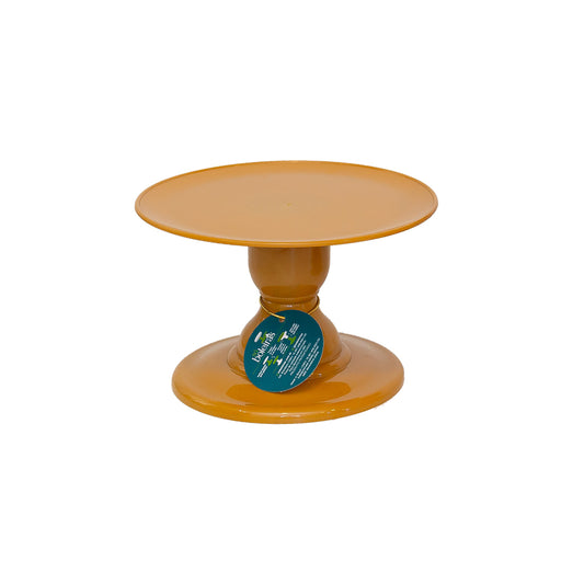 Mustard cake stand - 9 x 5 inches