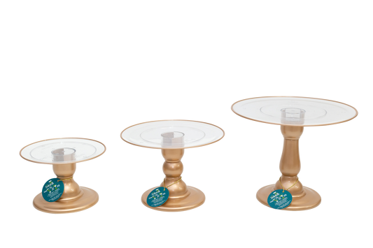 Soboleiras rose gold premium clean Set of 3 cakestands