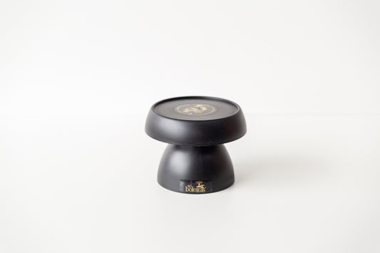 Black Mushroom Matte Cake stand - 120mmx130mm