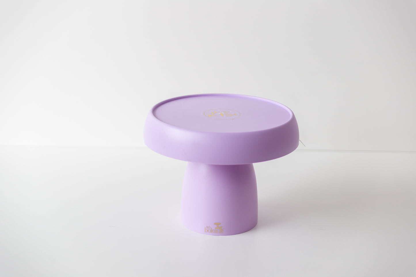 Lilac Mushroom Matte Cake stand - 185mmx210mm