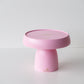 Baby pink Mushroom Matte Cake stand - 185mmx210mm