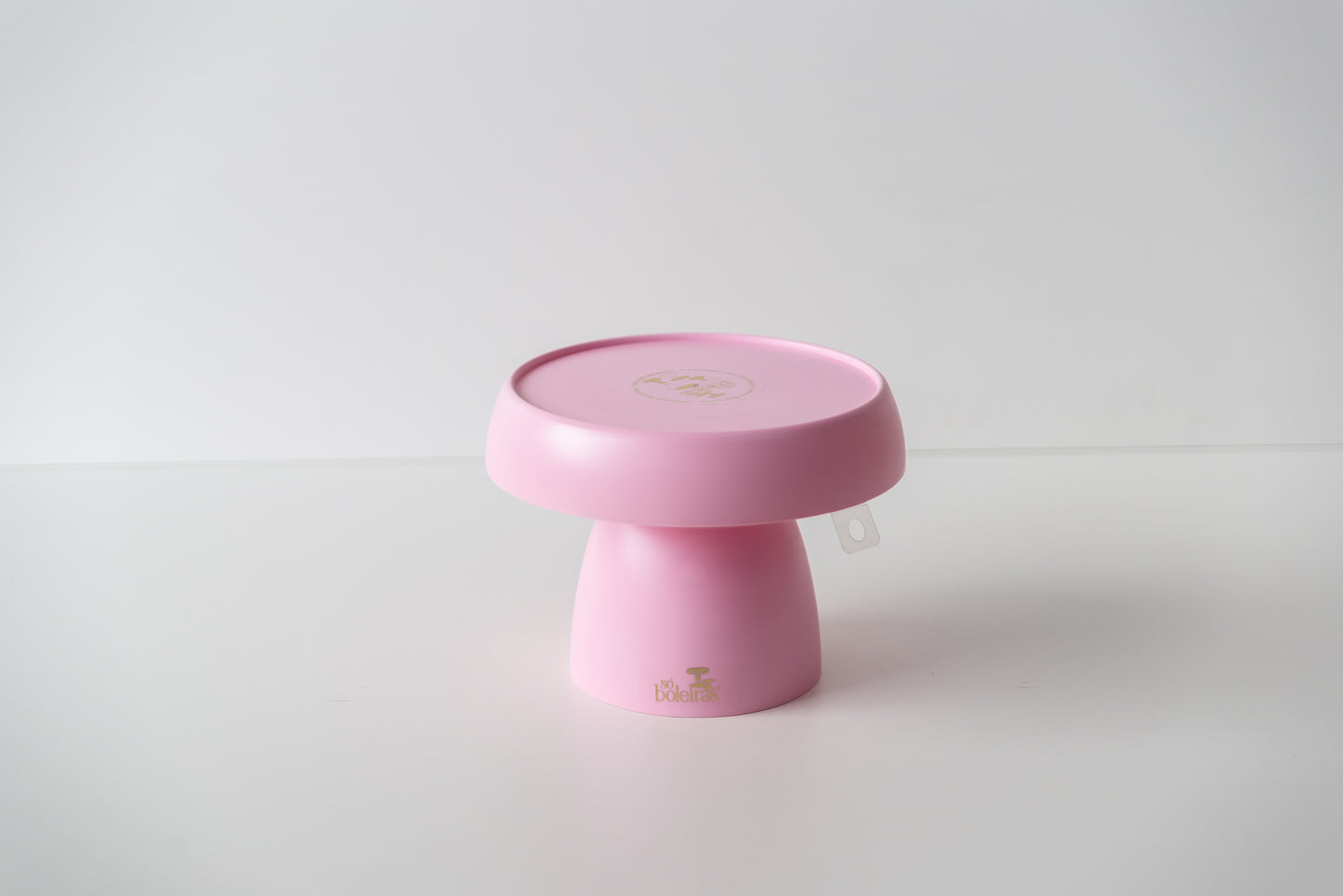 Baby pink Mushroom Matte Cake stand - 150mmx170mm