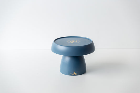 Blue Gray Mushroom Matte Cake stand - 150mmx170mm