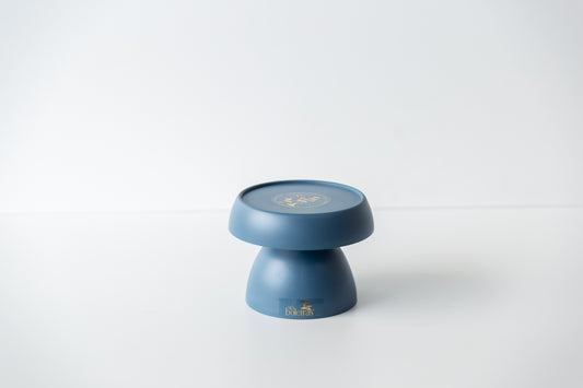 Blue Gray Mushroom Matte Cake stand - 120mmx130mm