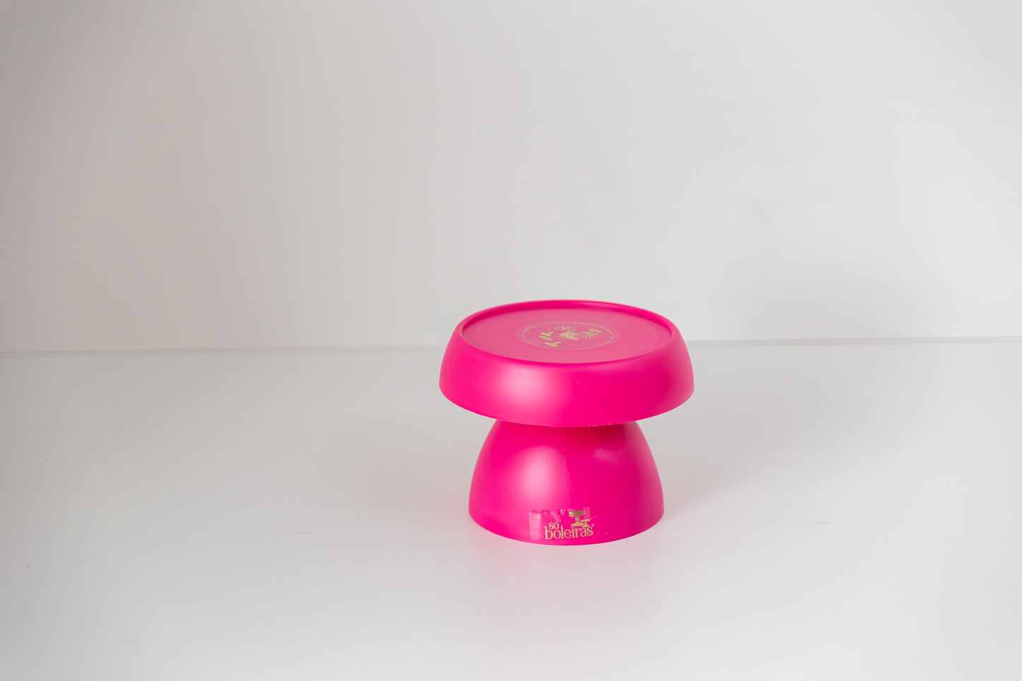 Barbie Pink Mushroom Matte Cake stand - 120mmx130mm
