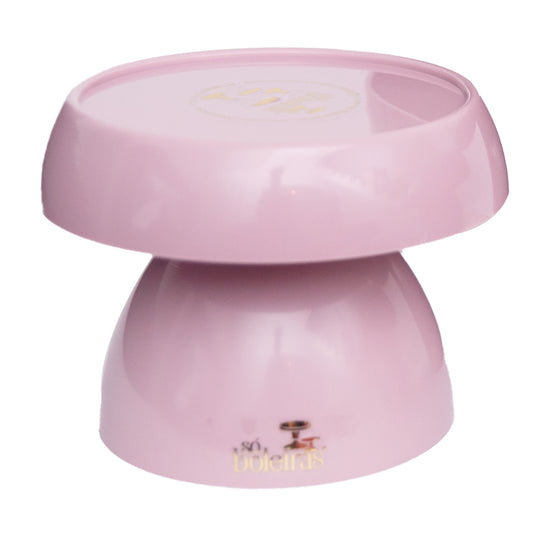 Mushroom Lilas Chic cake stand - 5x5 inches