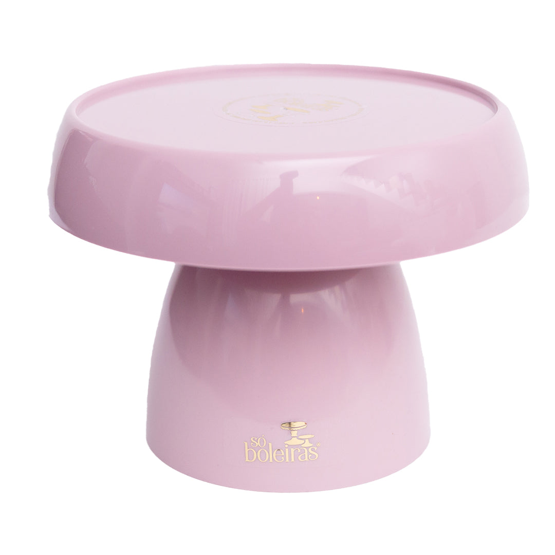 Mushroom Lilas Chic cake stand - 6x6 inches