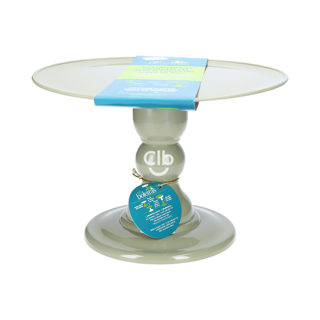 Eucalyptus Green cake stand - 11 x 7 inches