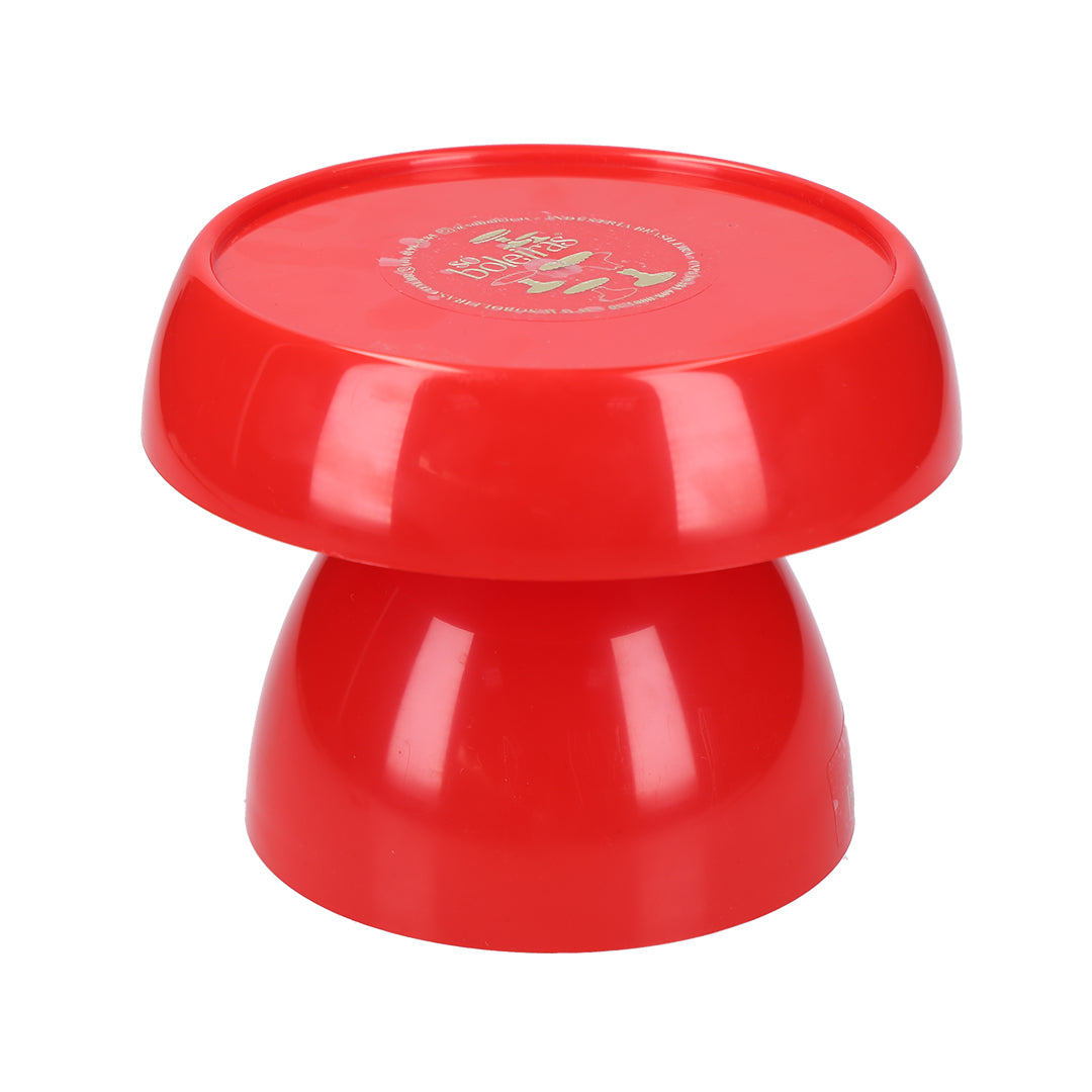 mushroom red cake stand - 5x5 inches