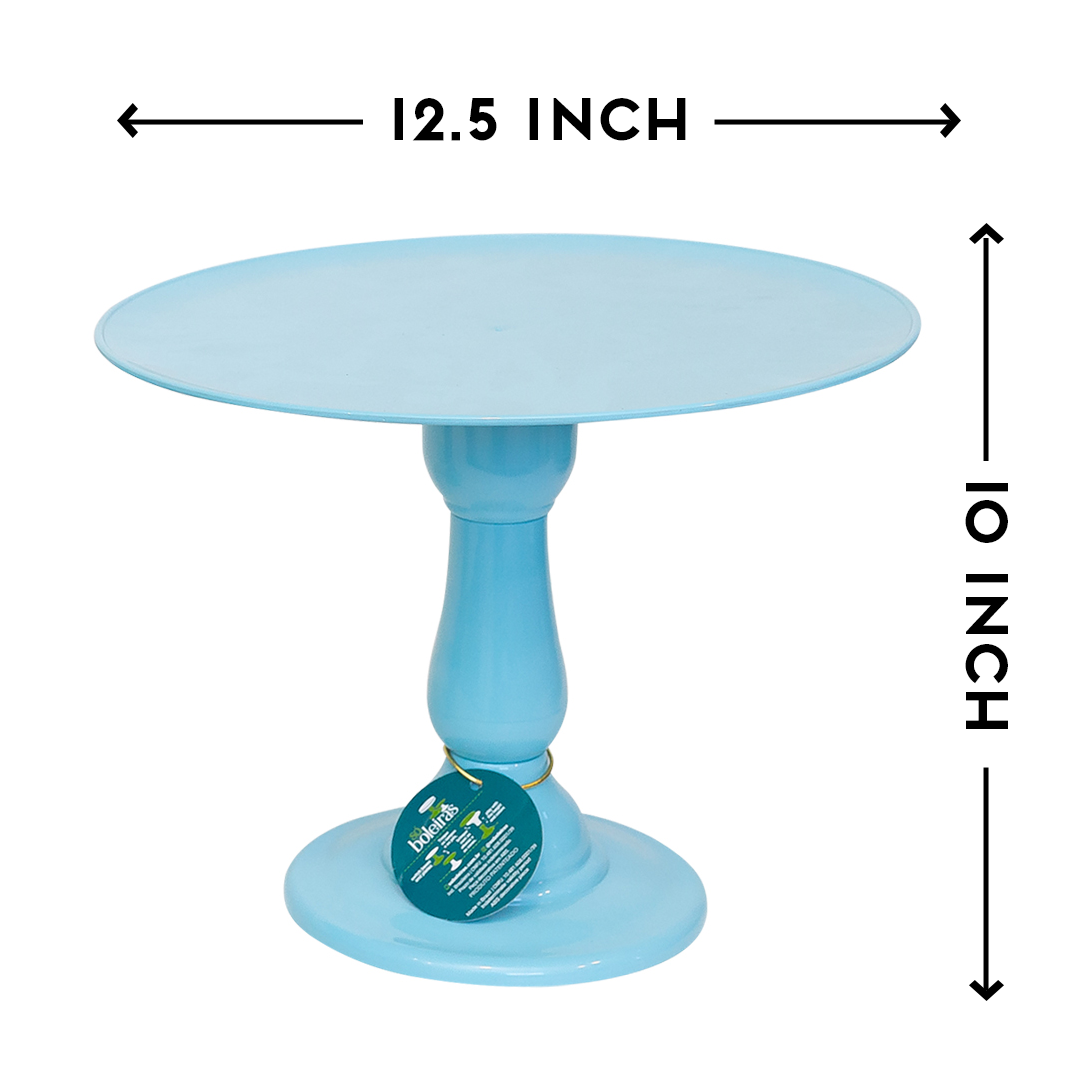 Sky Blue cake stand - 12.5 x 10 inches