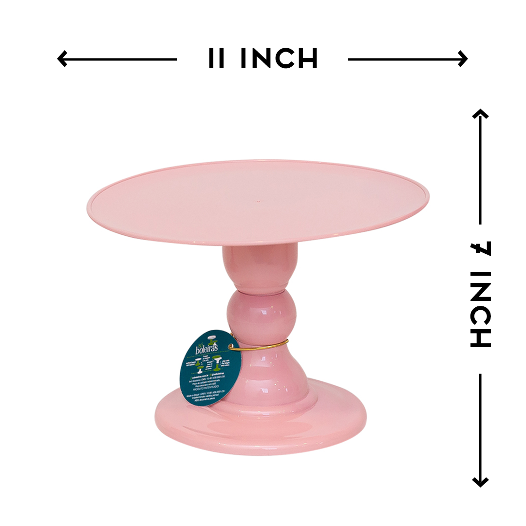 Rose cake stand - 11 x 7 inches
