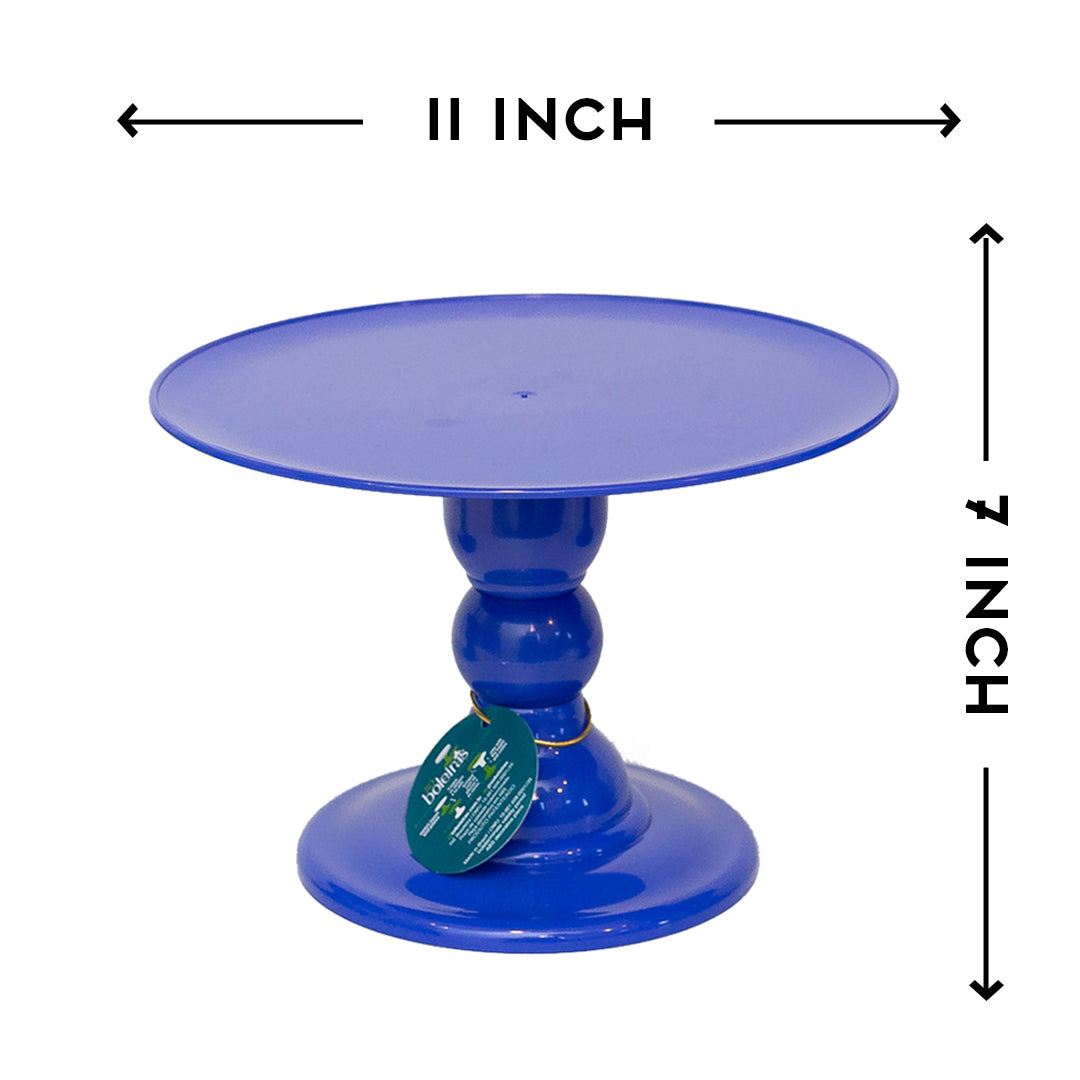 Royal Blue cake stand - 11 x 7 inches