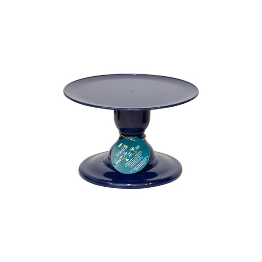 Navy cake stand - 9 x 5 inches