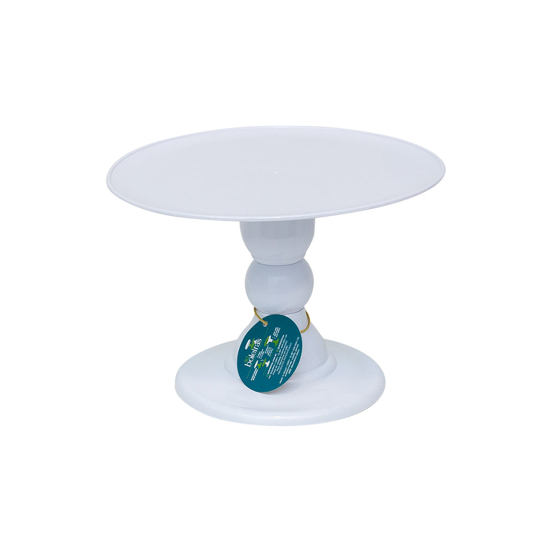 White cake stand - 11 x 7 inches