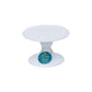 White cake stand - 9 x 5 inches