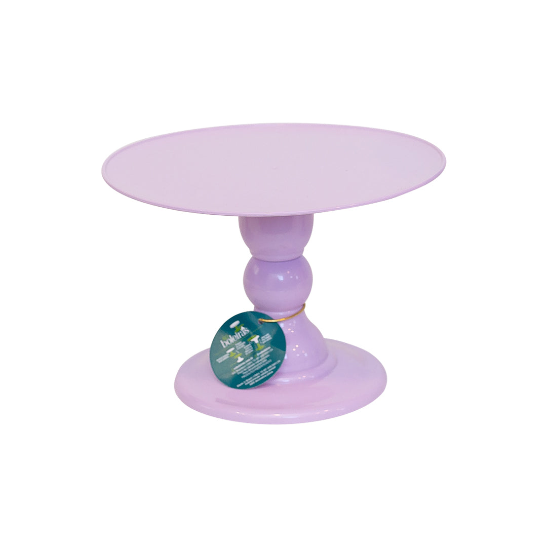 Lilac cake stand - 11 x 7 inches