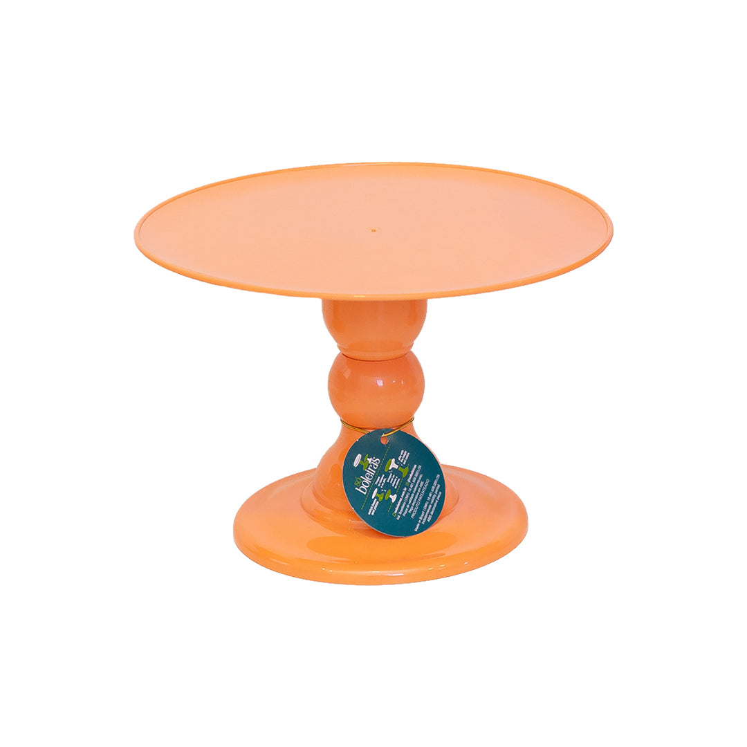 Salmon cake stand - 11 x 7 inches