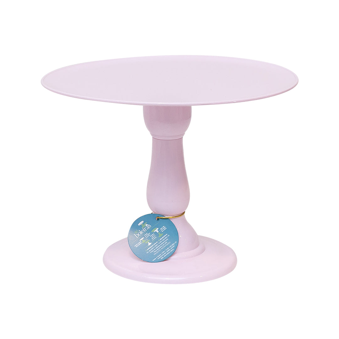 Light Pink cake stand - 12.5 x 10 inches