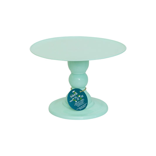 Light green cake stand - 11 x 7 inches