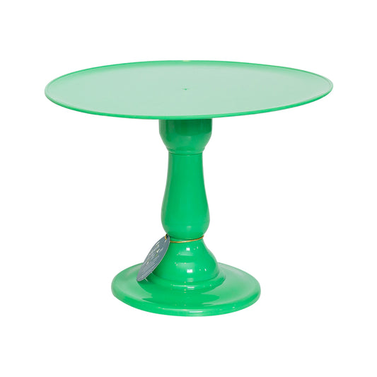 Lemon Green cake stand - 12.5 x 10 inches