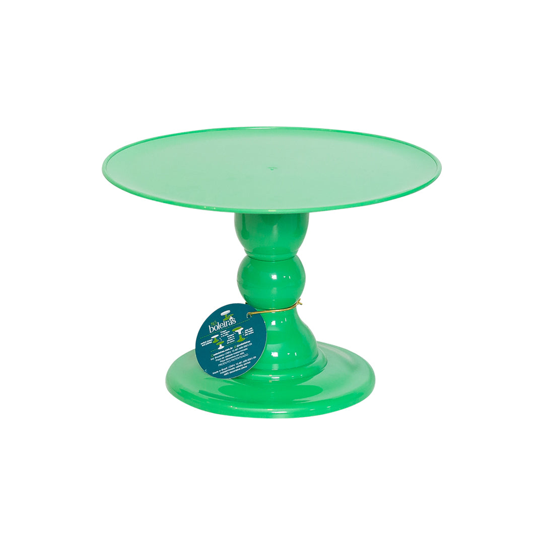 Lemon Green cake stand - 11 x 7 inches