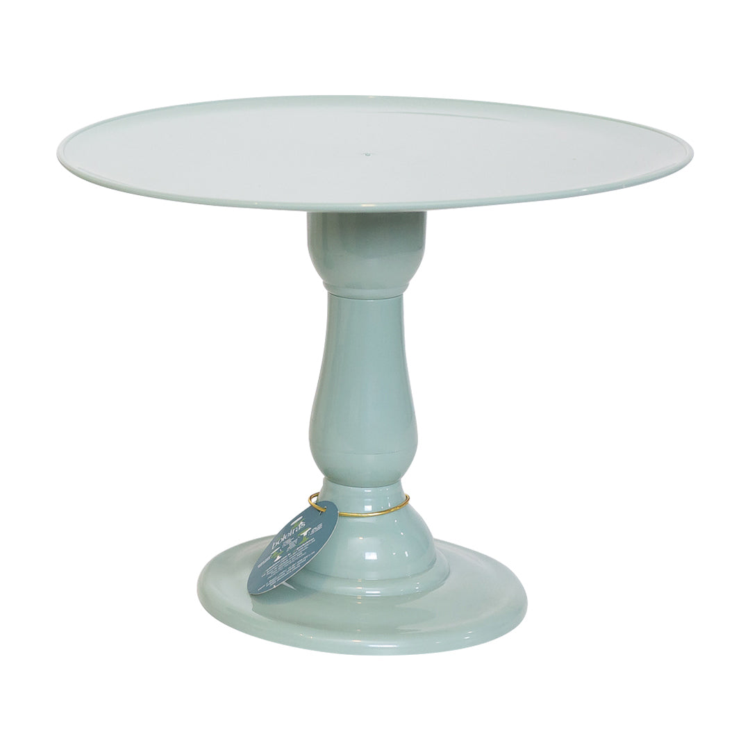 Mint Green cake stand - 12.5 x 10 inches
