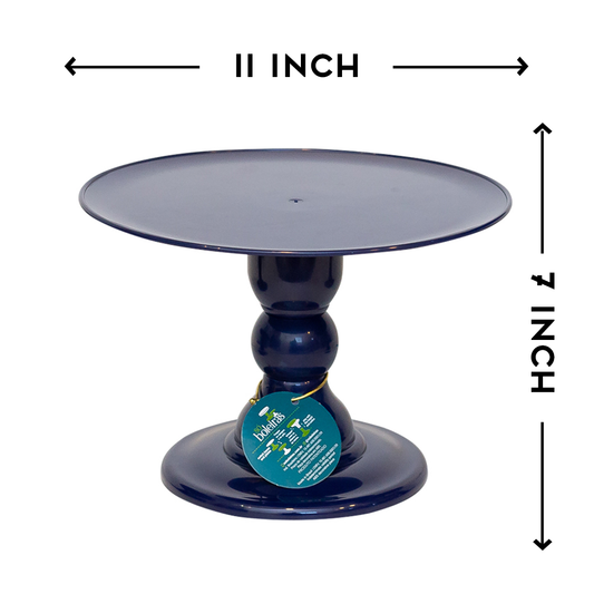 Navy Blue cake stand - 11 x 7 inches