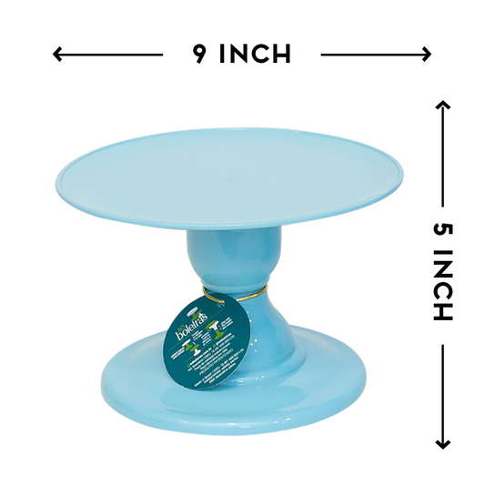 Sky Blue cake stand - 9 x 5 inches