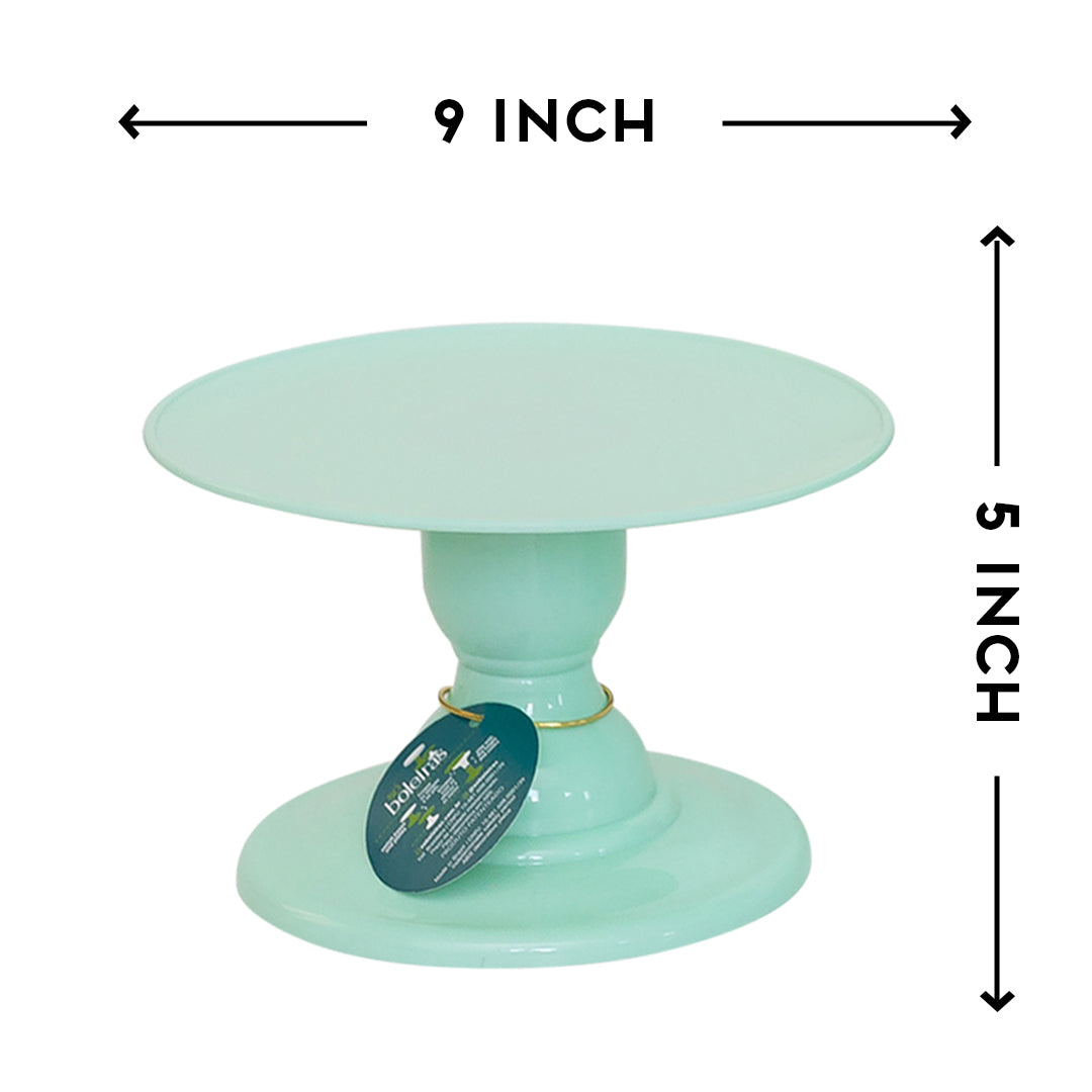 Light Green cake stand - 9 x 5 inches