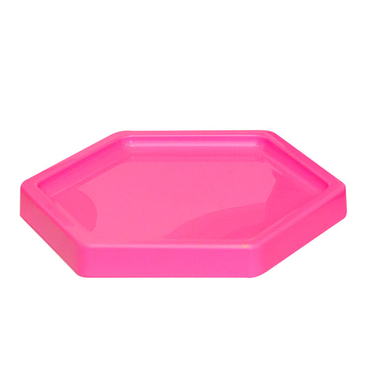Barbie Pink hexagonal Tray - 7 inches