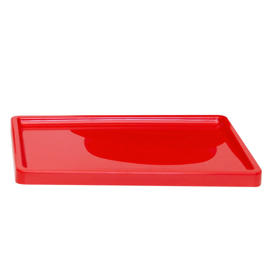 Red Rectangular Tray - 12 x 7 inches