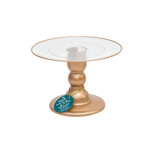 Rose Gold Clean Cake Stand - 11 x 7 inches
